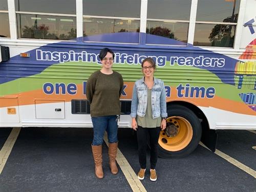 Manning the Book Bus